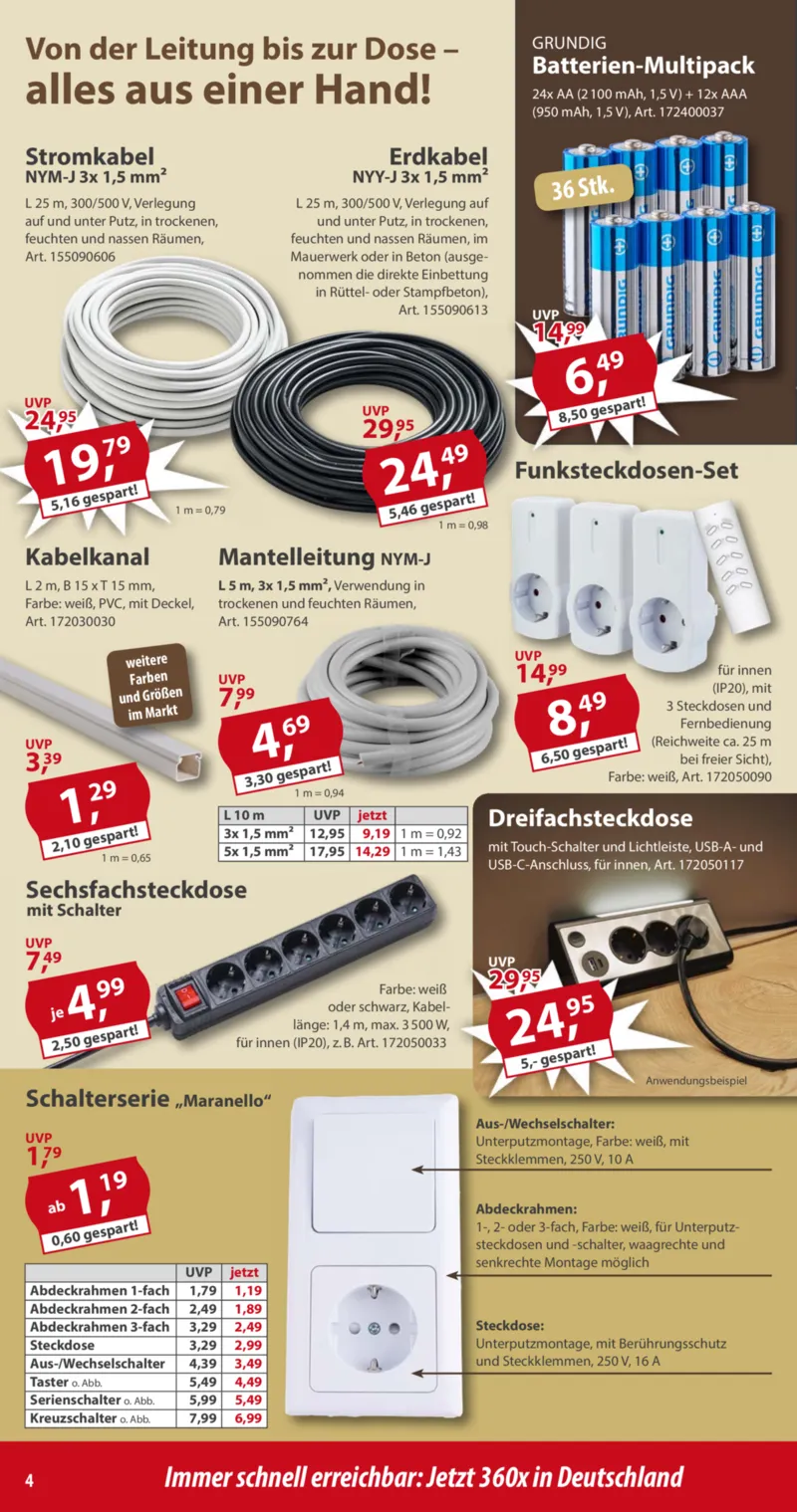 Sonderpreis Baumarkt Prospekt vom 17.01.2026, Seite 4