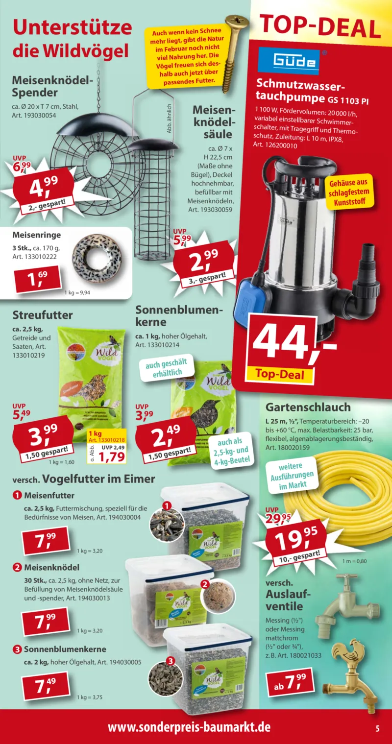 Sonderpreis Baumarkt Prospekt vom 17.01.2026, Seite 5