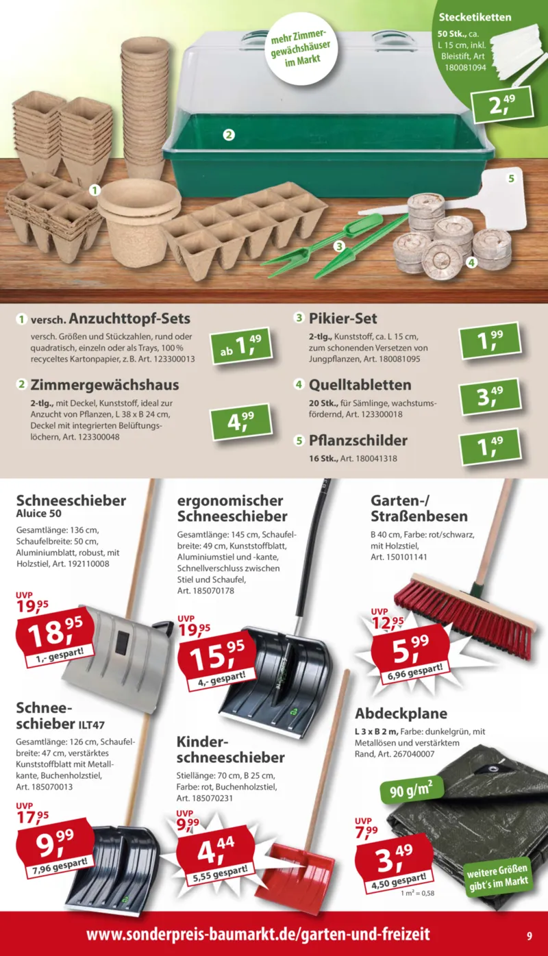 Sonderpreis Baumarkt Prospekt vom 17.01.2026, Seite 9