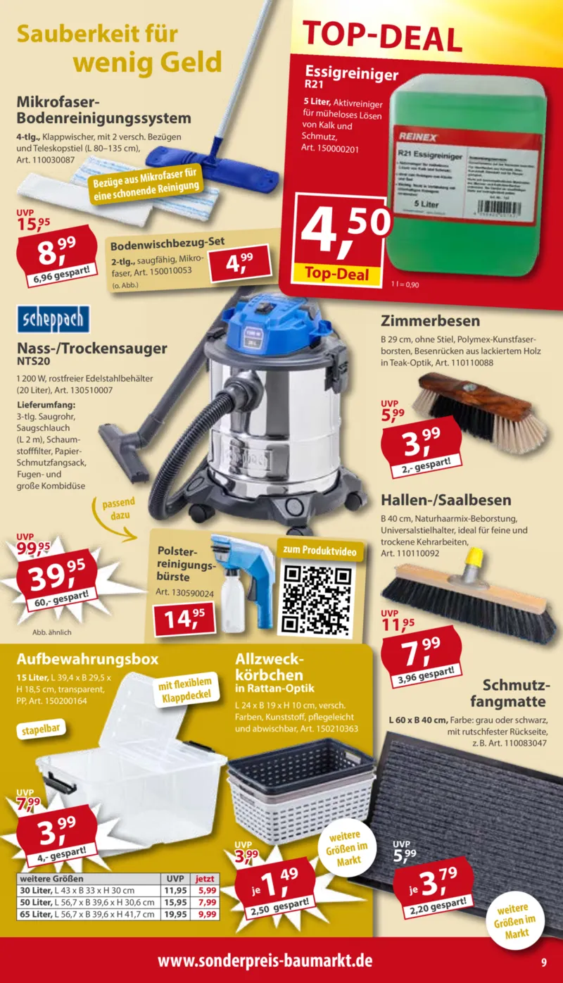 Sonderpreis Baumarkt Prospekt vom 31.01.2026, Seite 9