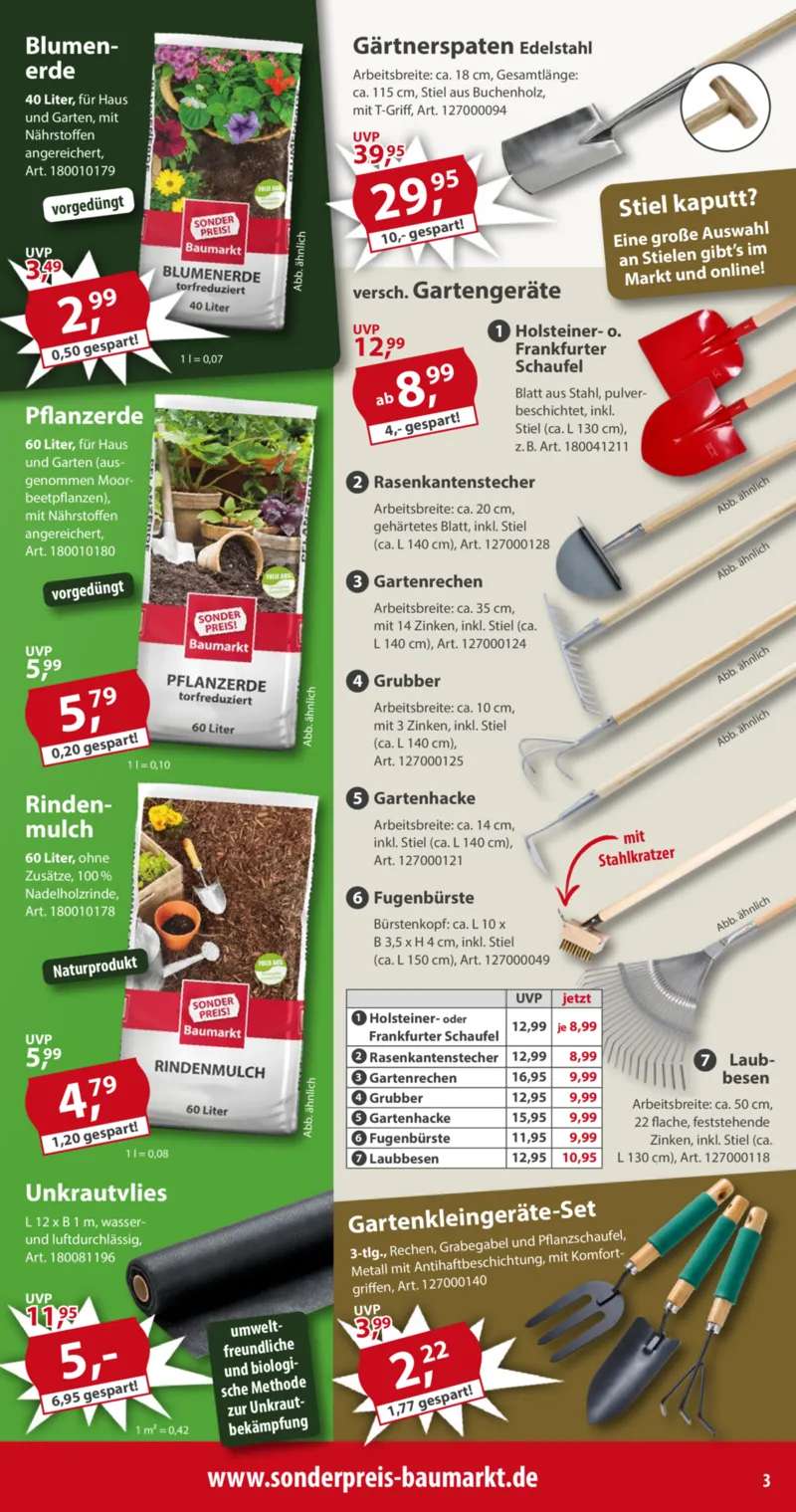 Sonderpreis Baumarkt Prospekt vom 14.02.2026, Seite 3