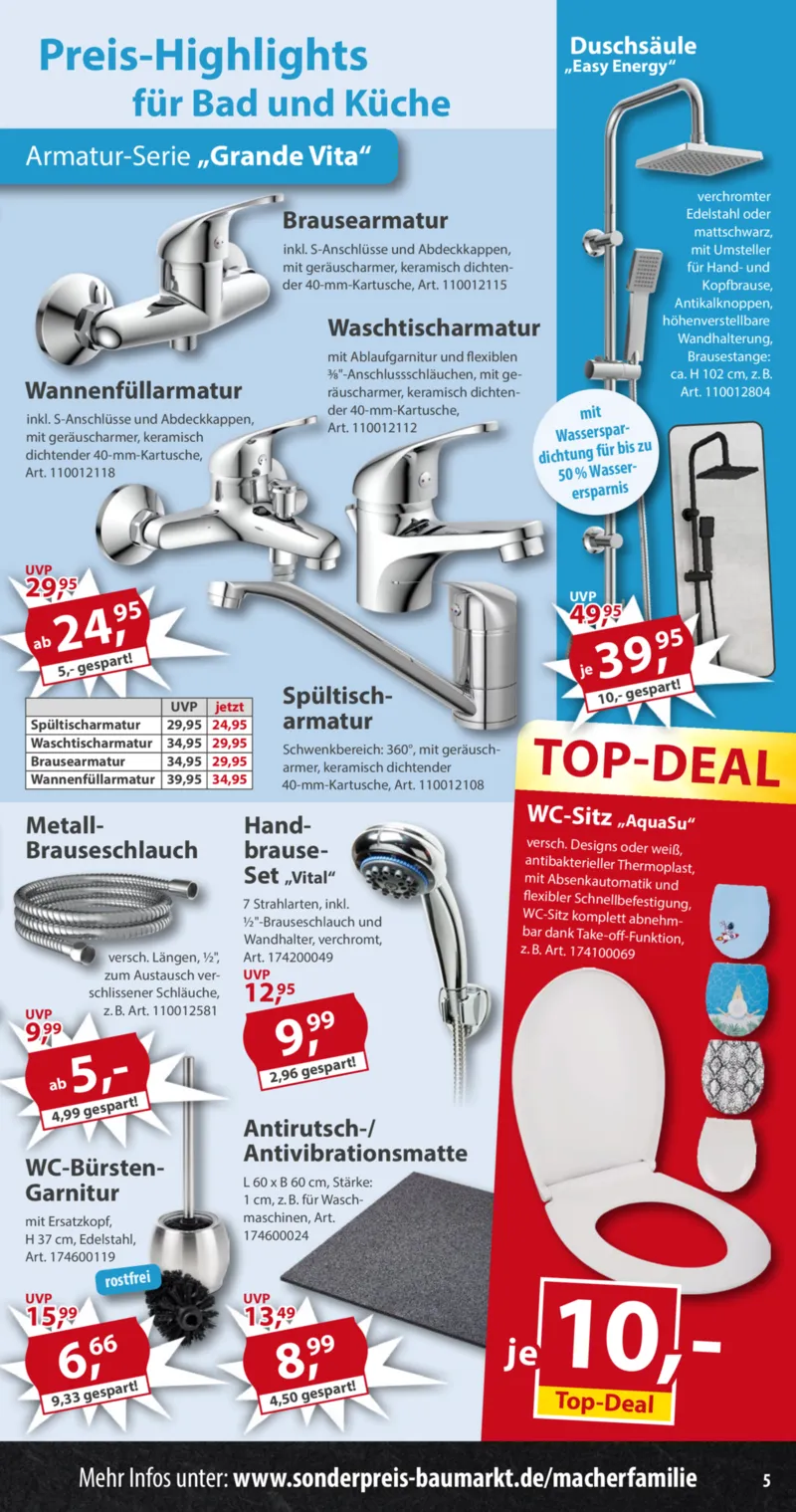 Sonderpreis Baumarkt Prospekt vom 14.02.2026, Seite 5