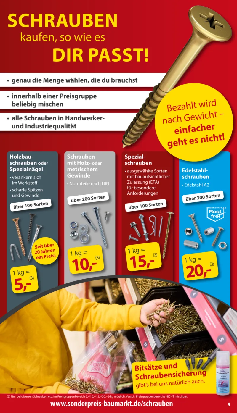 Sonderpreis Baumarkt Prospekt vom 14.02.2026, Seite 9