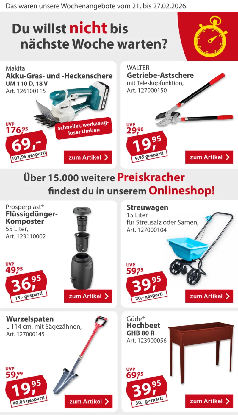 Sonderpreis Baumarkt Prospekt vom 21.02.2026, Seite 2