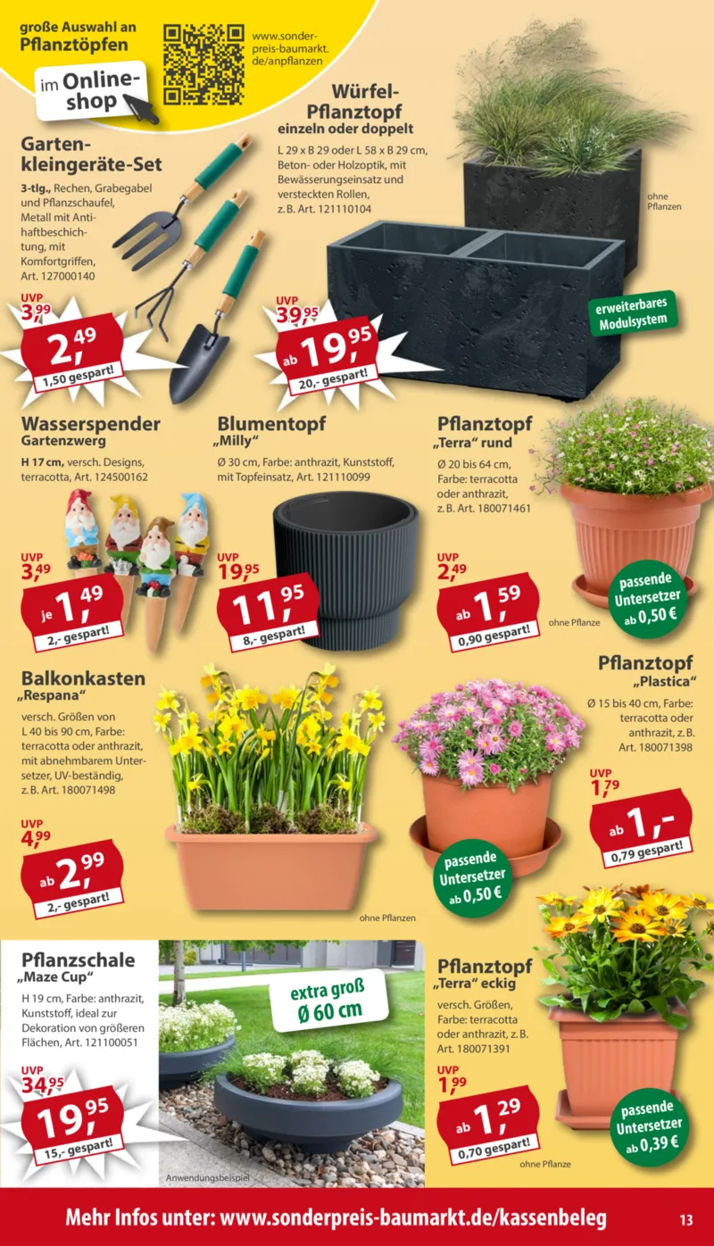 Sonderpreis Baumarkt Prospekt vom 28.02.2026, Seite 13