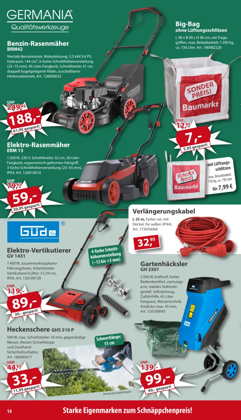 Sonderpreis Baumarkt Prospekt vom 28.02.2026, Seite 14