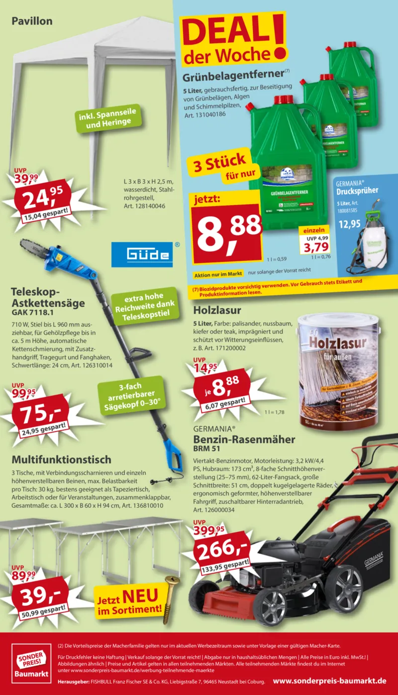 Sonderpreis Baumarkt Prospekt vom 28.02.2026, Seite 20