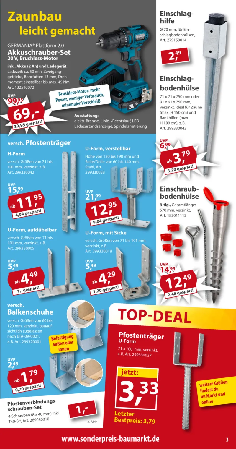 Sonderpreis Baumarkt Prospekt vom 28.02.2026, Seite 3