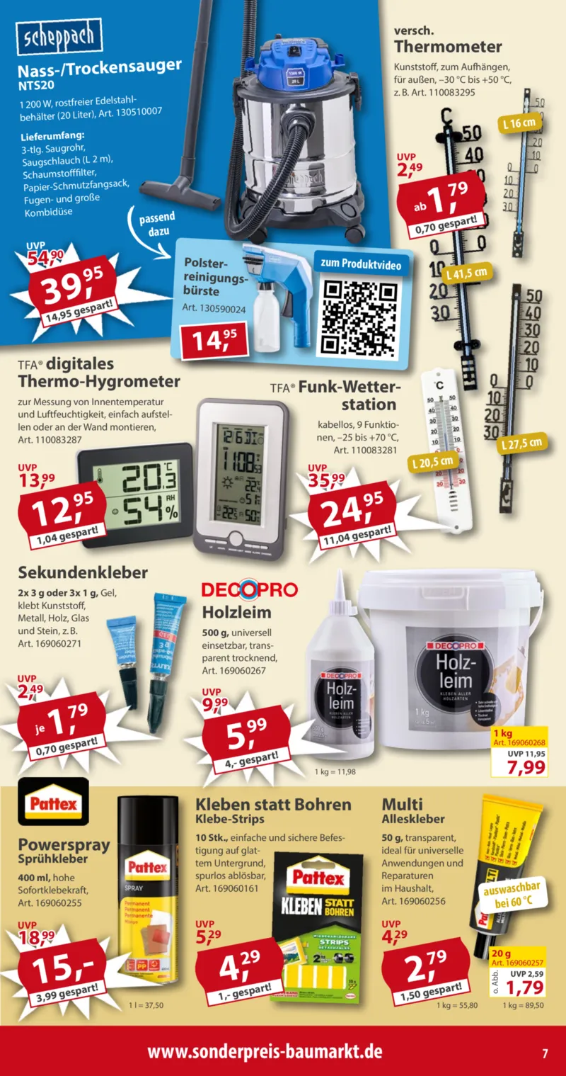 Sonderpreis Baumarkt Prospekt vom 28.02.2026, Seite 7