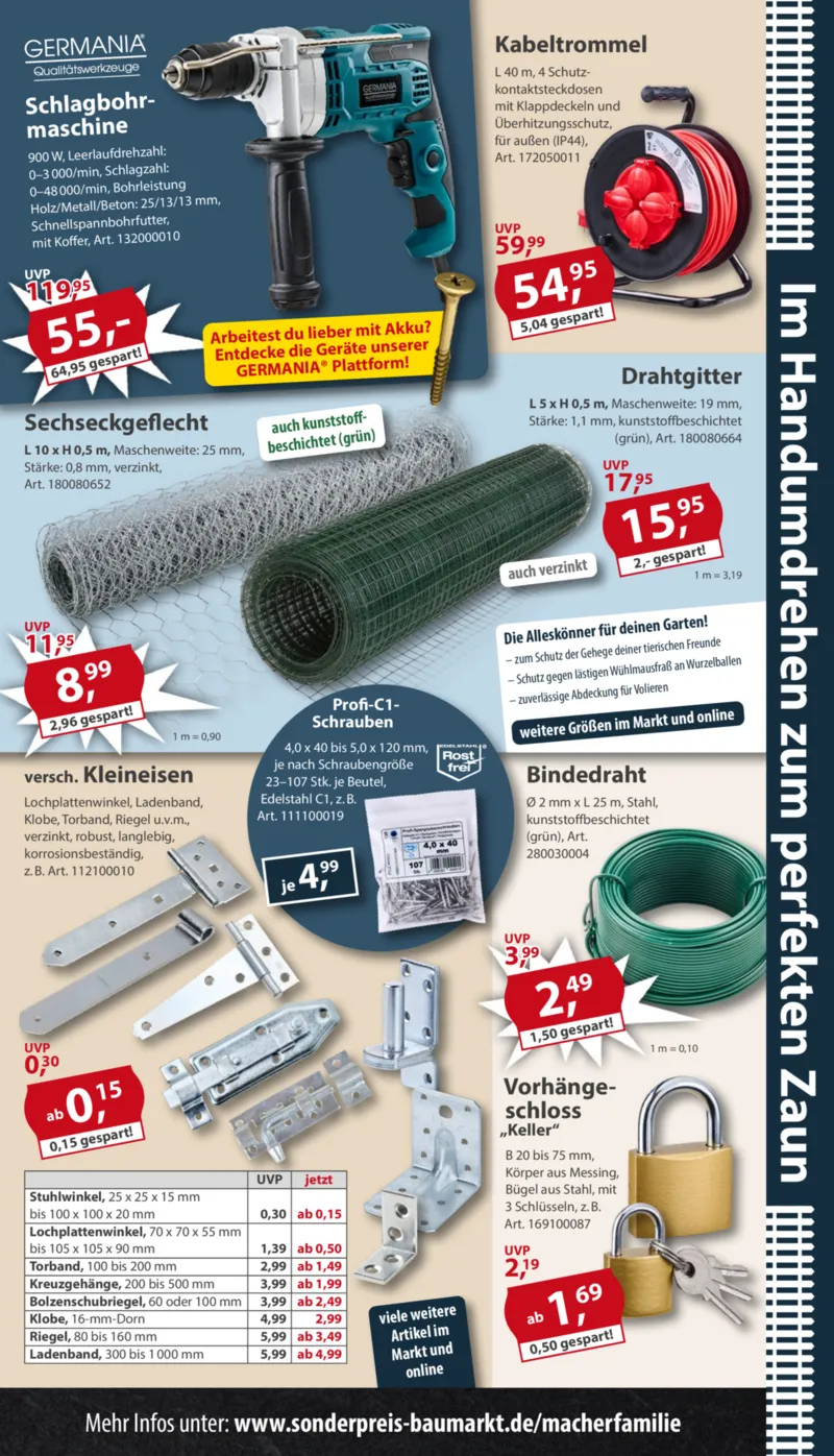 Sonderpreis Baumarkt Prospekt vom 07.03.2026, Seite 11