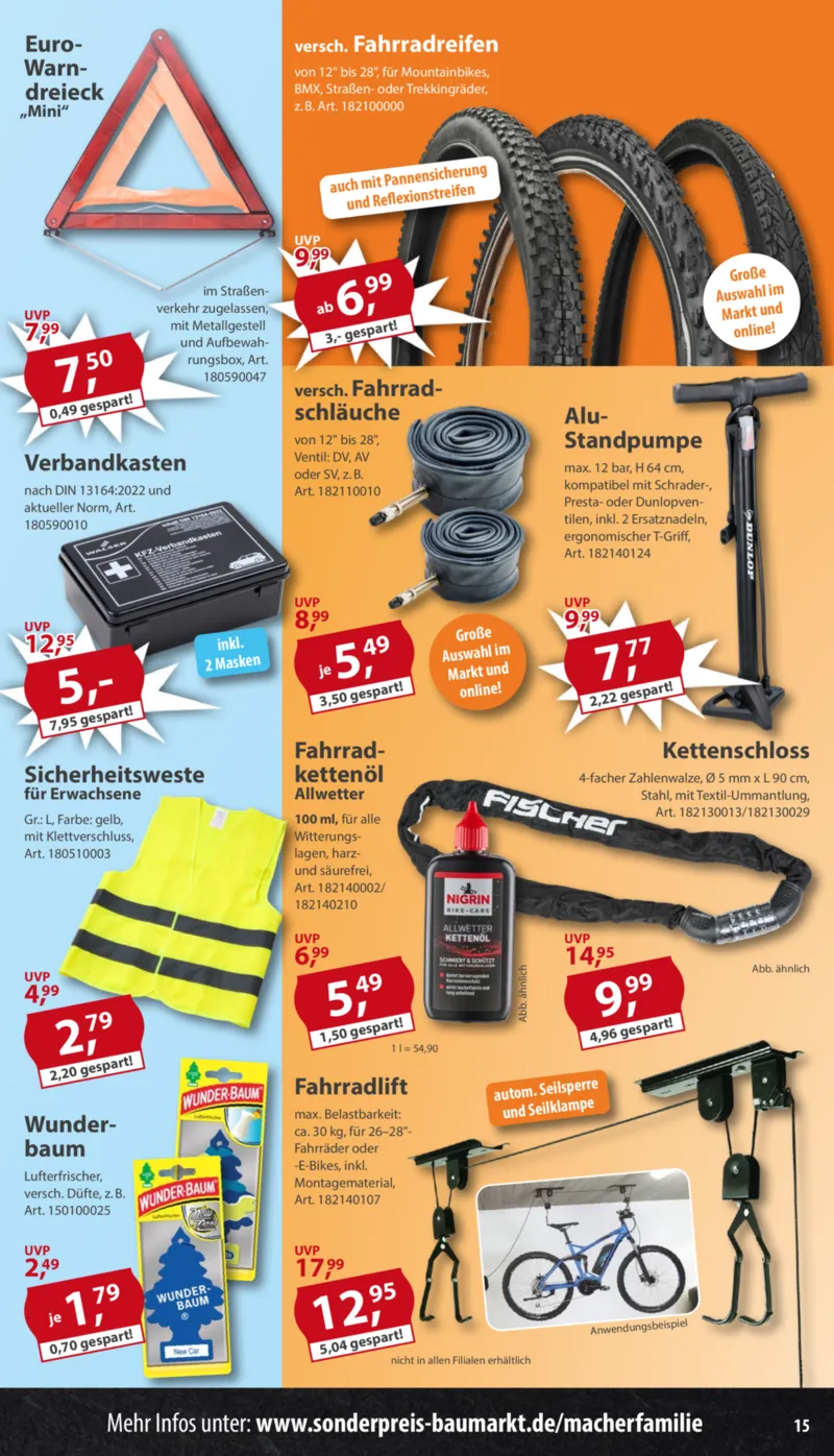 Sonderpreis Baumarkt Prospekt vom 07.03.2026, Seite 15