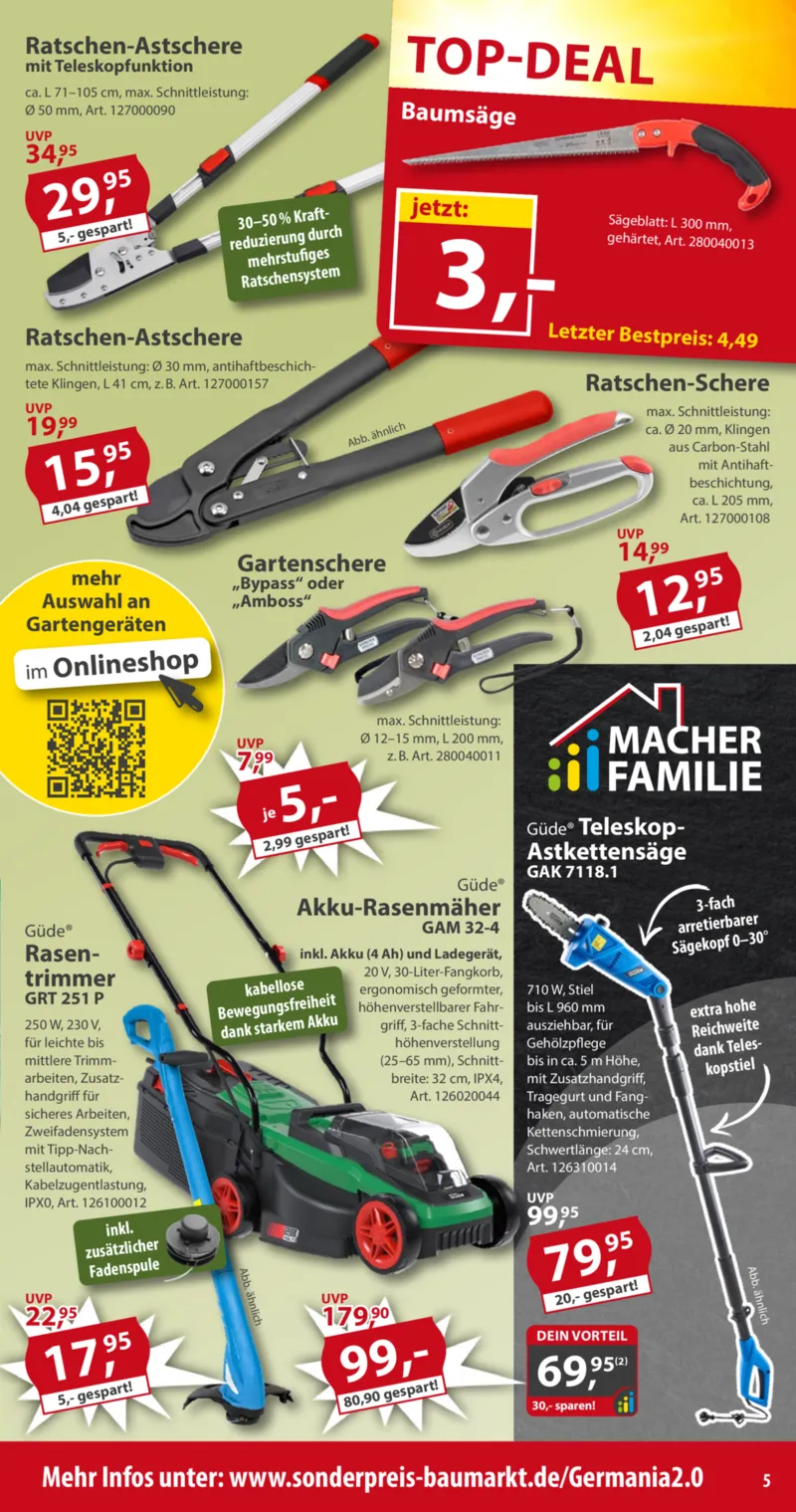 Sonderpreis Baumarkt Prospekt vom 07.03.2026, Seite 5