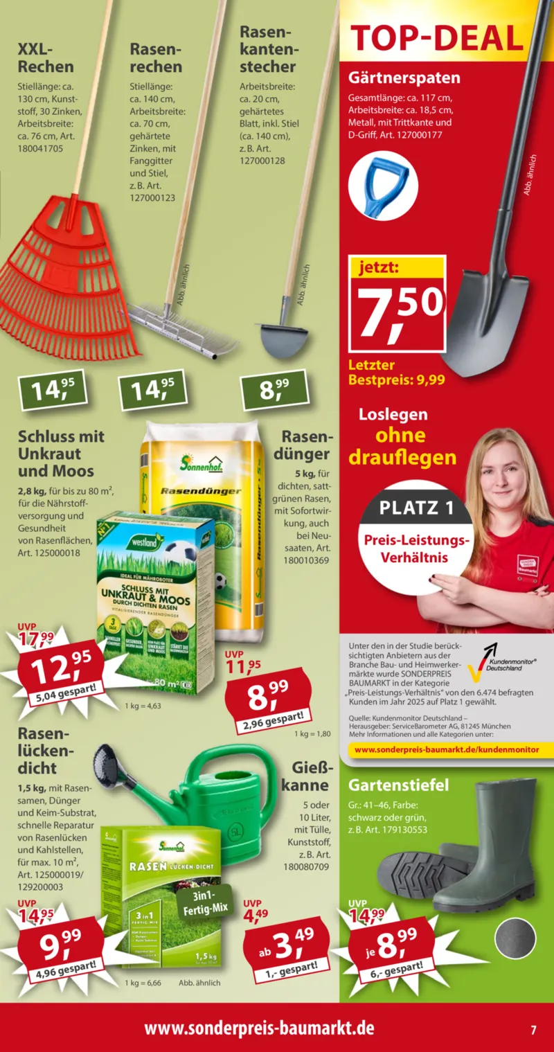 Sonderpreis Baumarkt Prospekt vom 07.03.2026, Seite 7