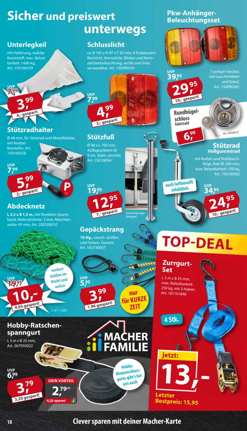 Sonderpreis Baumarkt Prospekt vom 21.03.2026, Seite 18