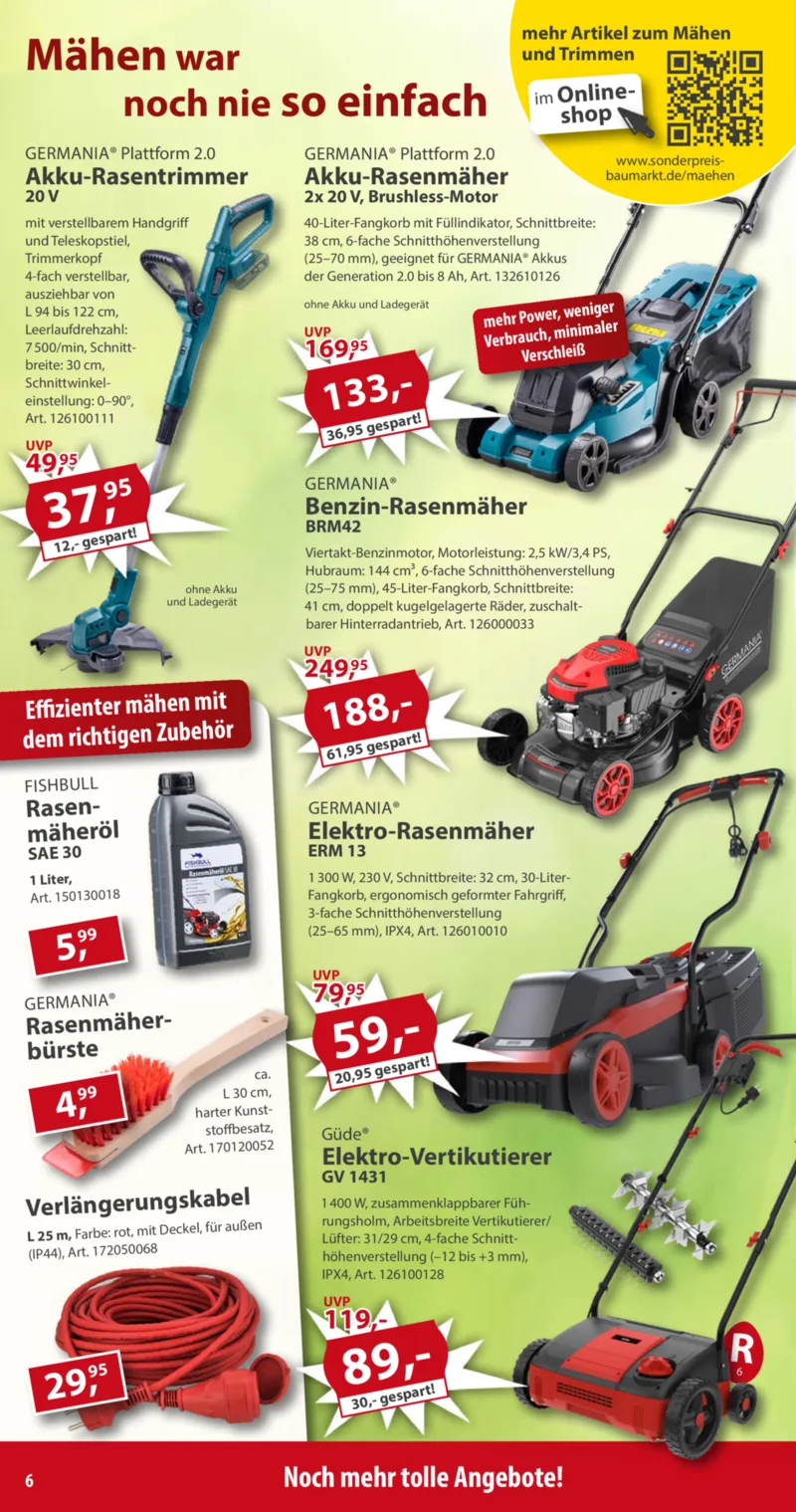 Sonderpreis Baumarkt Prospekt vom 21.03.2026, Seite 6