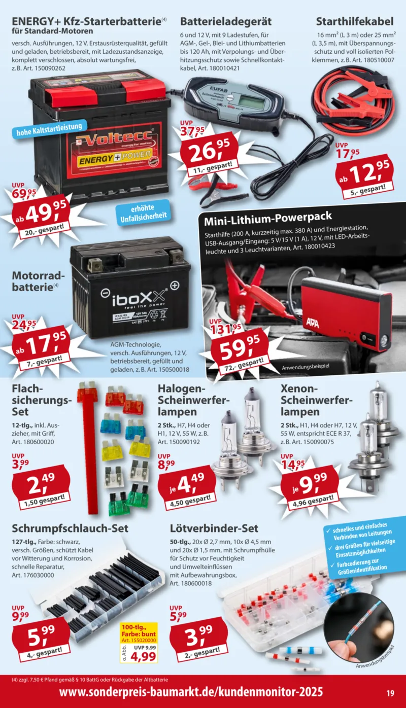 Sonderpreis Baumarkt Prospekt vom 28.03.2026, Seite 19