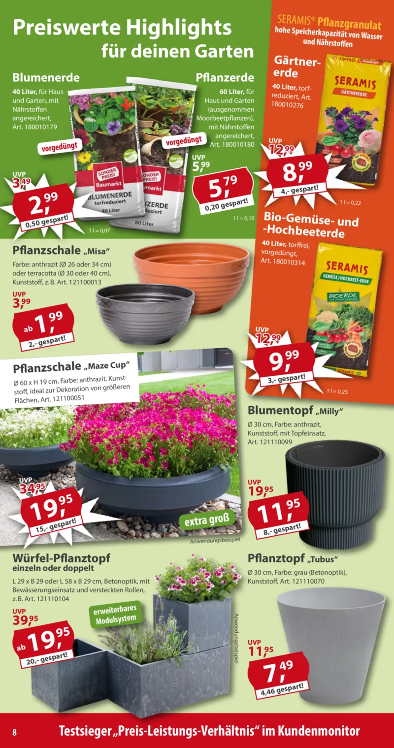 Sonderpreis Baumarkt Prospekt vom 28.03.2026, Seite 8