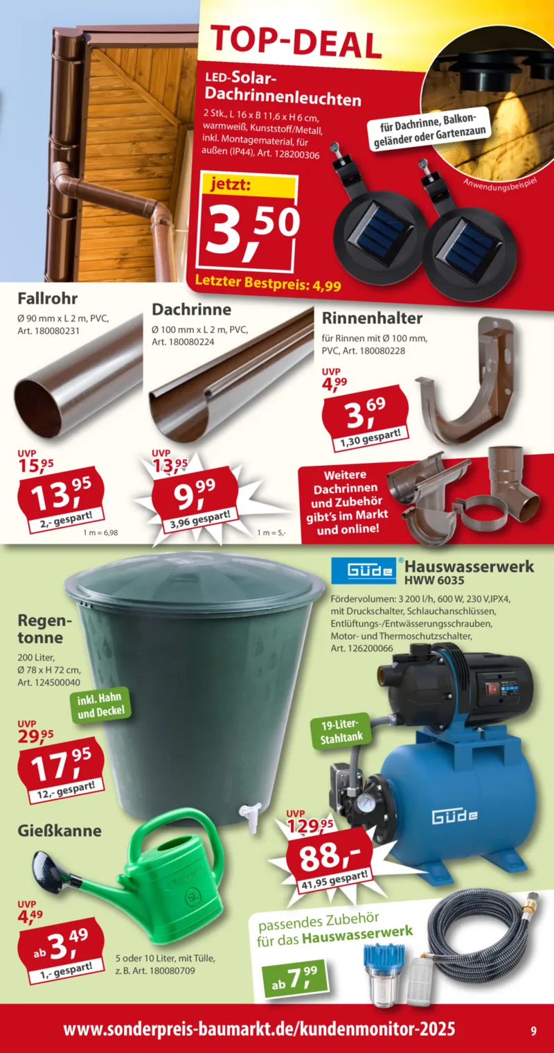 Sonderpreis Baumarkt Prospekt vom 28.03.2026, Seite 9