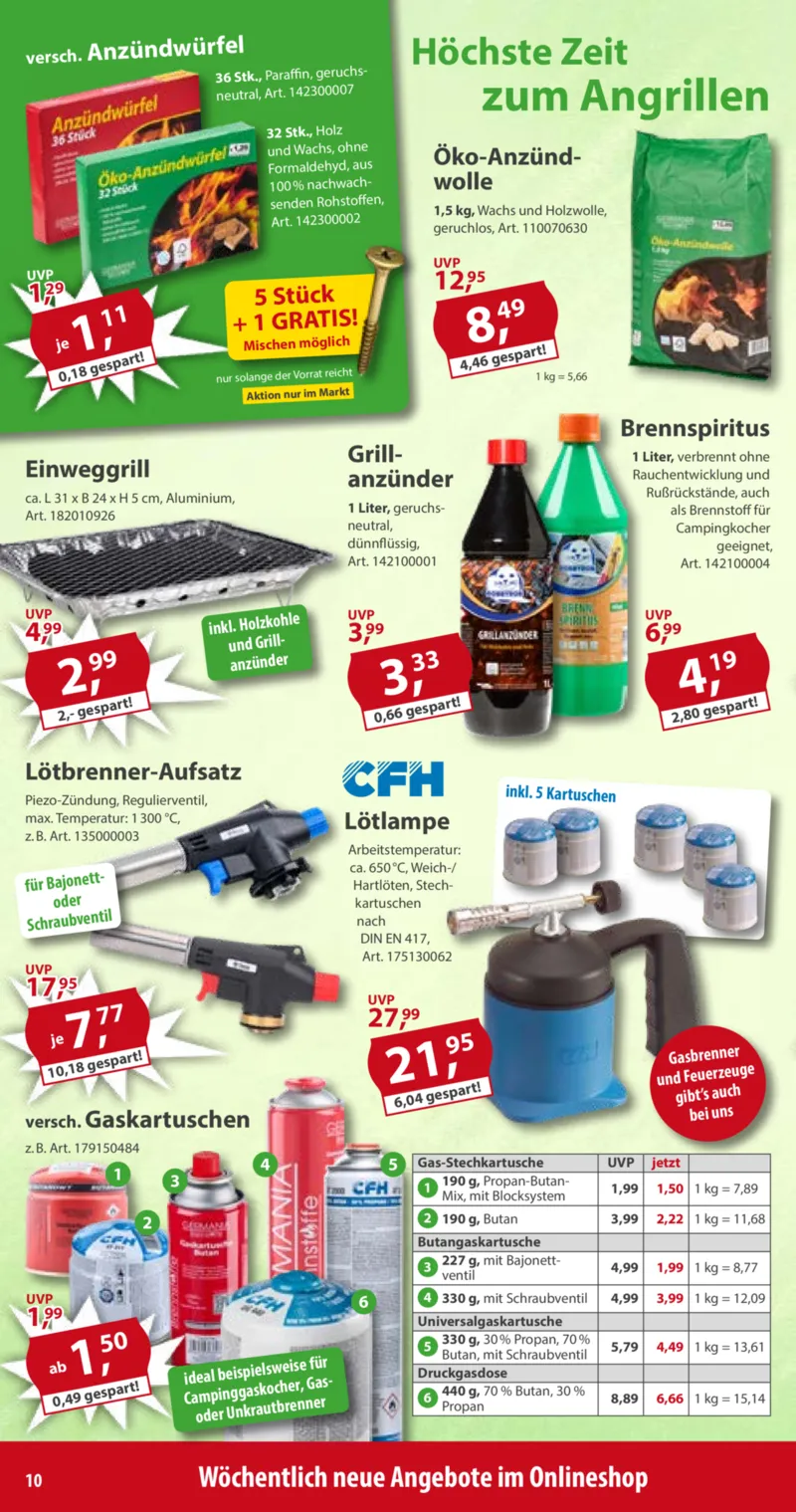 Sonderpreis Baumarkt Prospekt vom 04.04.2026, Seite 10