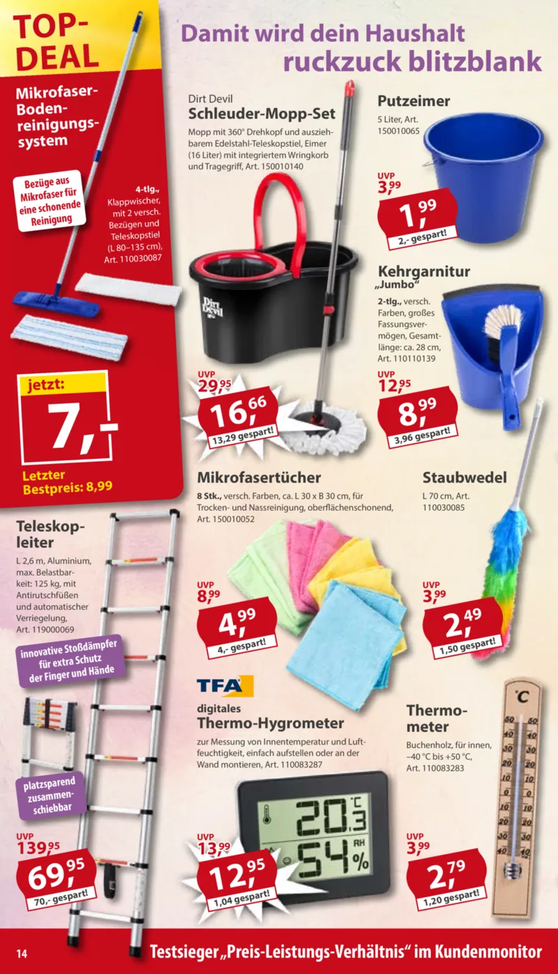 Sonderpreis Baumarkt Prospekt vom 04.04.2026, Seite 14