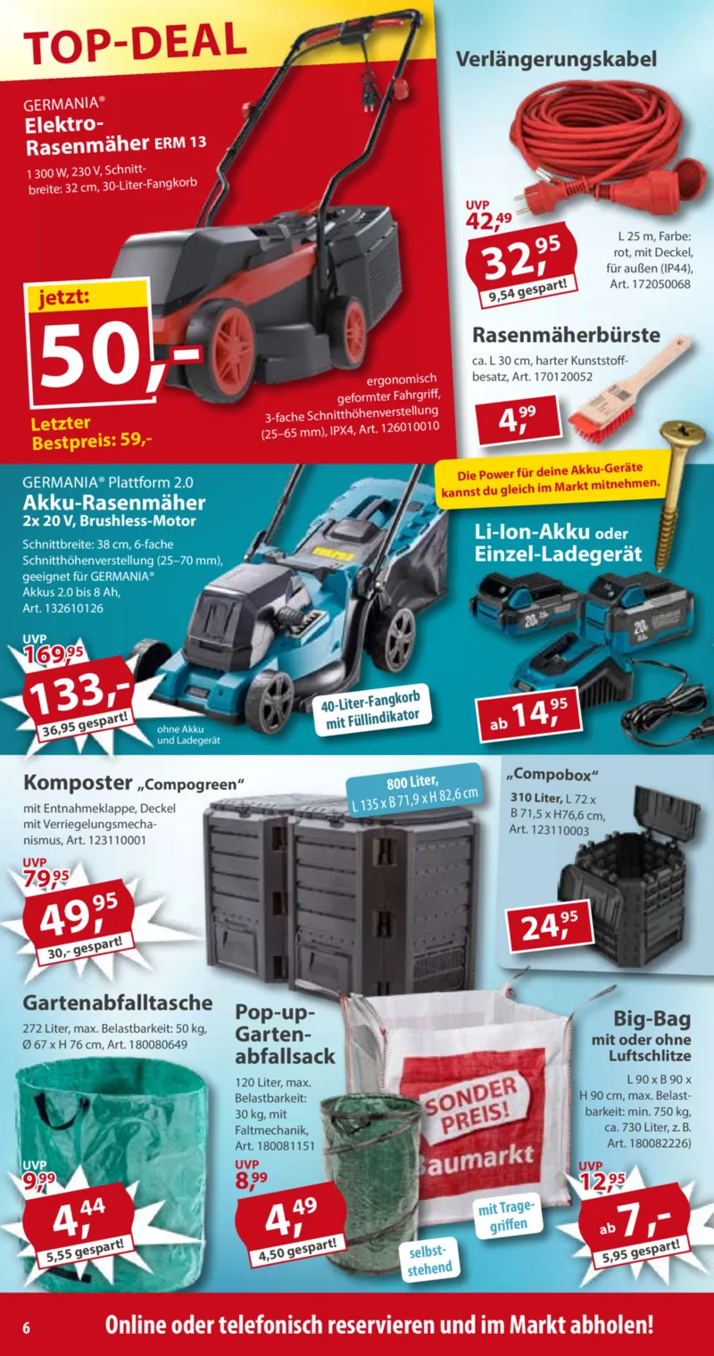 Sonderpreis Baumarkt Prospekt vom 04.04.2026, Seite 6