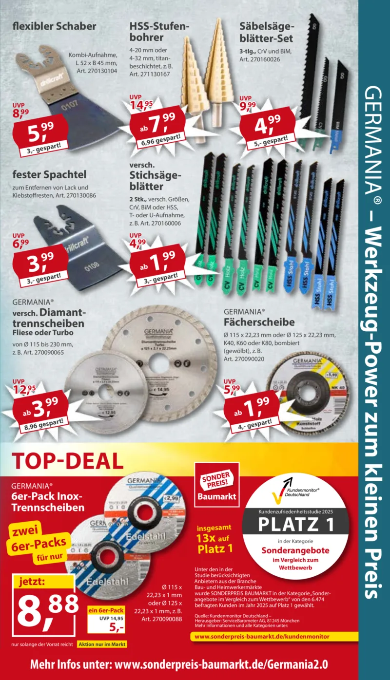 Sonderpreis Baumarkt Prospekt vom 11.04.2026, Seite 11