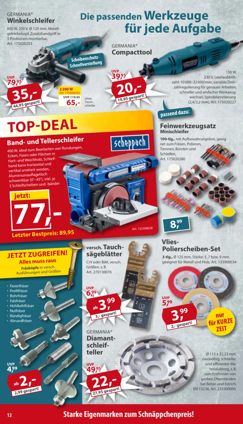 Sonderpreis Baumarkt Prospekt vom 11.04.2026, Seite 12