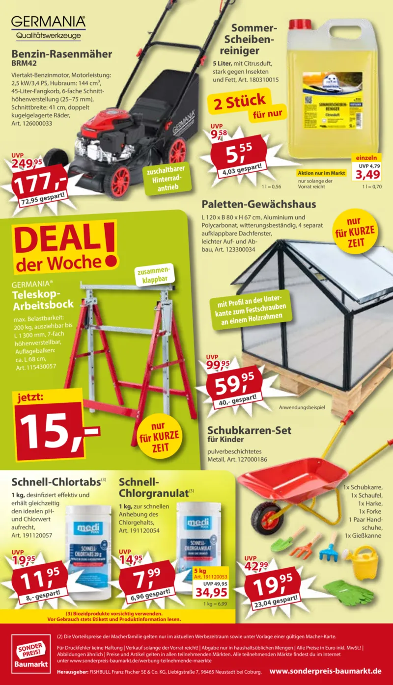 Sonderpreis Baumarkt Prospekt vom 11.04.2026, Seite 20