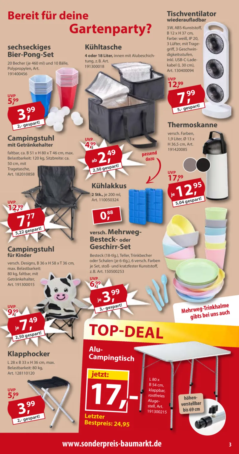 Sonderpreis Baumarkt Prospekt vom 11.04.2026, Seite 3