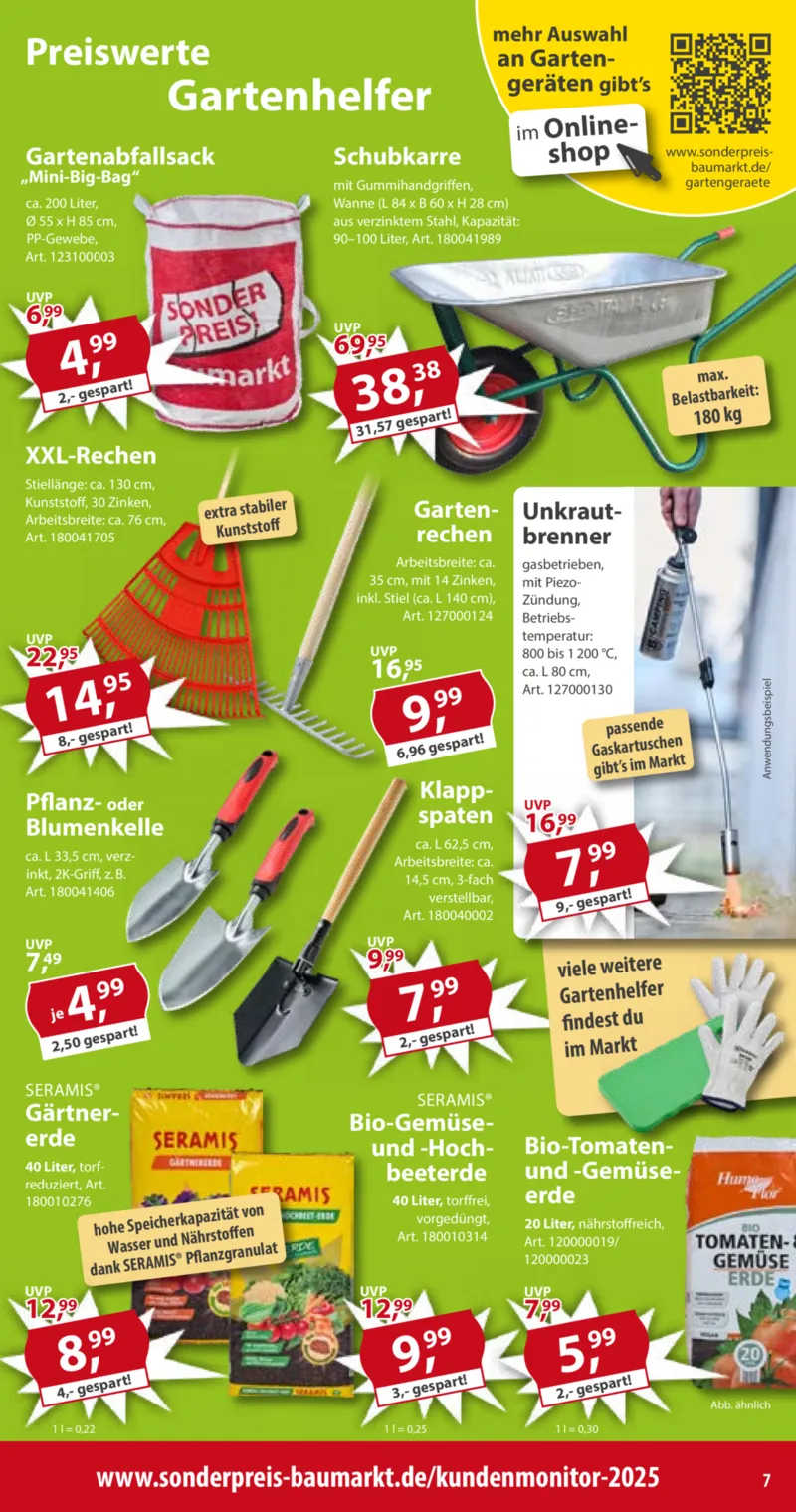 Sonderpreis Baumarkt Prospekt vom 11.04.2026, Seite 7