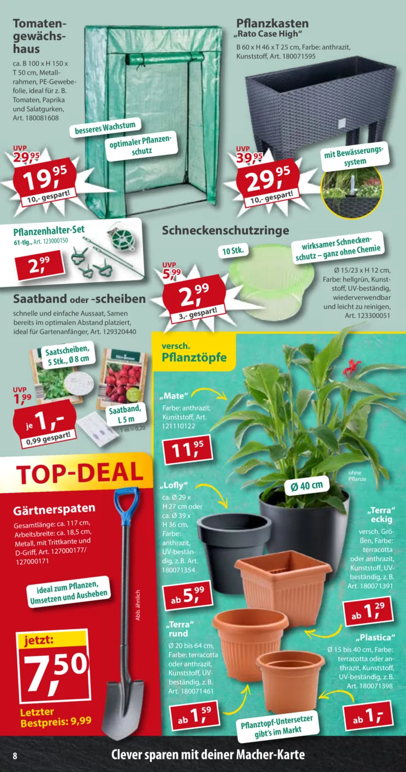Sonderpreis Baumarkt Prospekt vom 11.04.2026, Seite 8