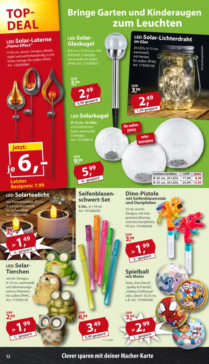 Sonderpreis Baumarkt Prospekt vom 18.04.2026, Seite 12