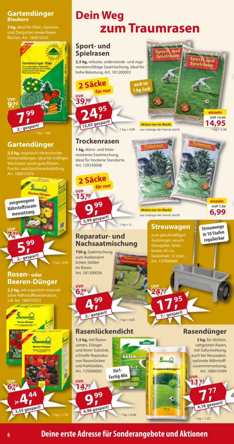 Sonderpreis Baumarkt Prospekt vom 18.04.2026, Seite 6