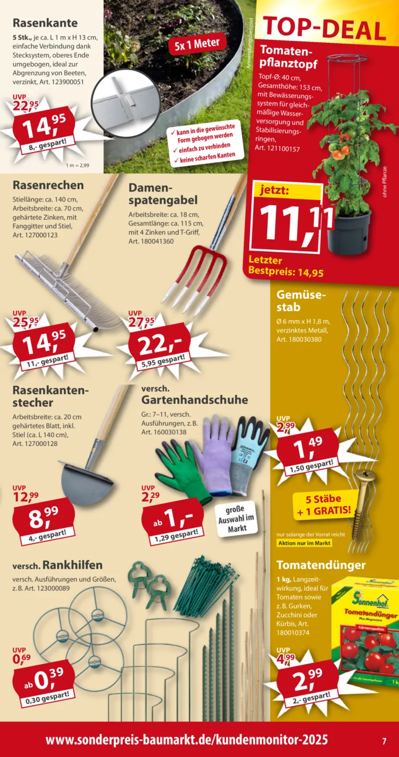 Sonderpreis Baumarkt Prospekt vom 18.04.2026, Seite 7