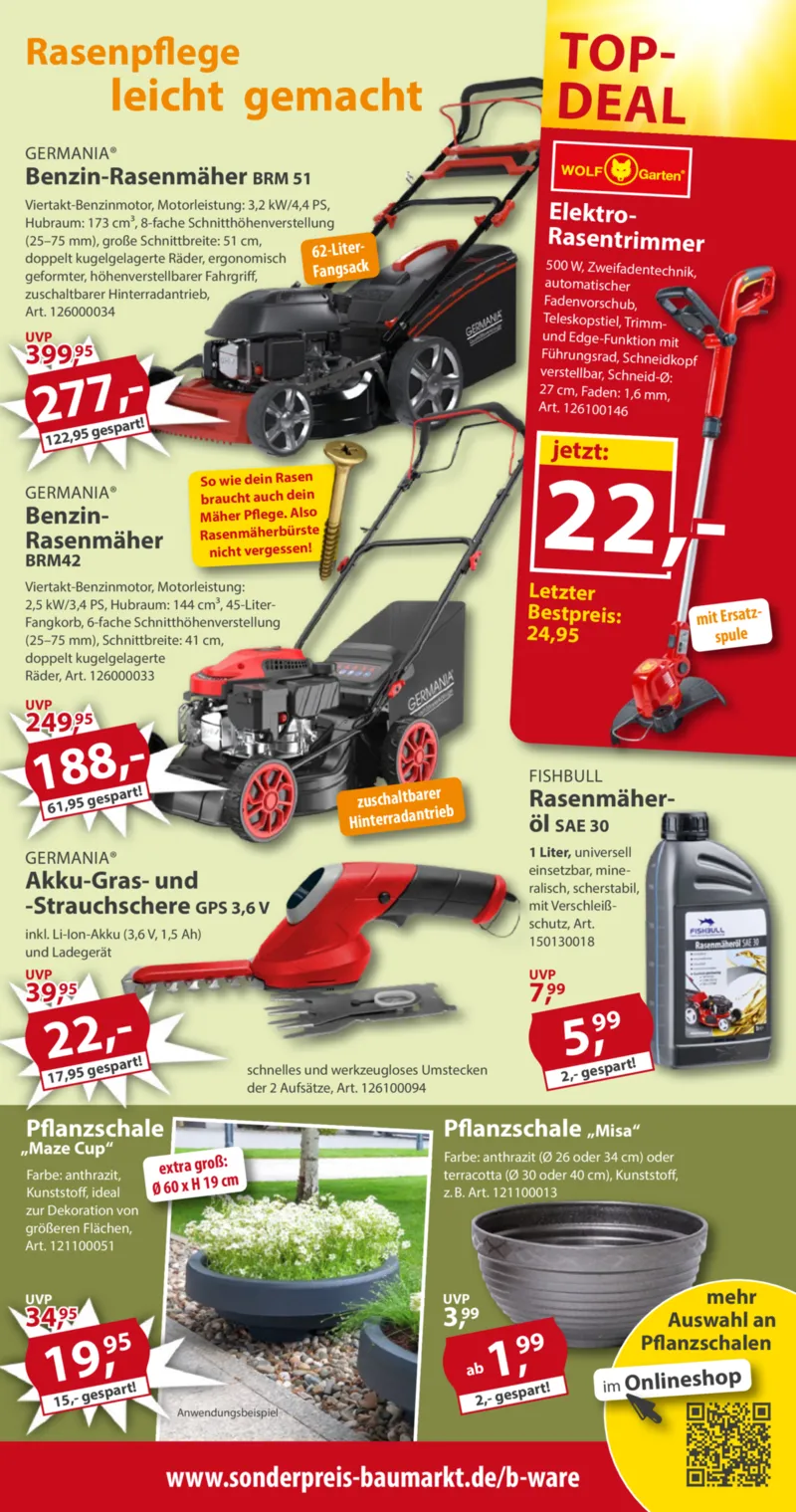 Sonderpreis Baumarkt Prospekt vom 18.04.2026, Seite 9