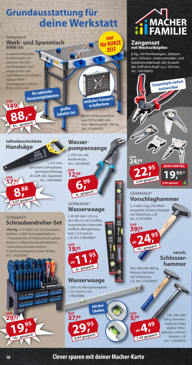 Sonderpreis Baumarkt Prospekt vom 25.04.2026, Seite 10