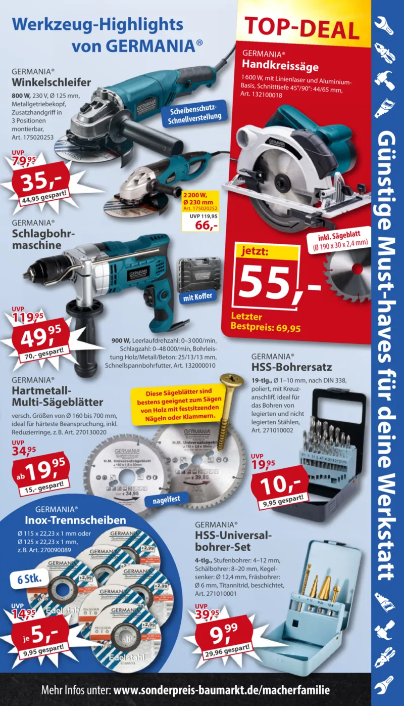 Sonderpreis Baumarkt Prospekt vom 25.04.2026, Seite 11