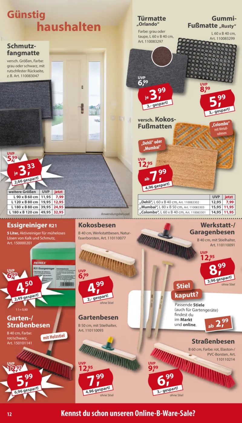 Sonderpreis Baumarkt Prospekt vom 25.04.2026, Seite 12