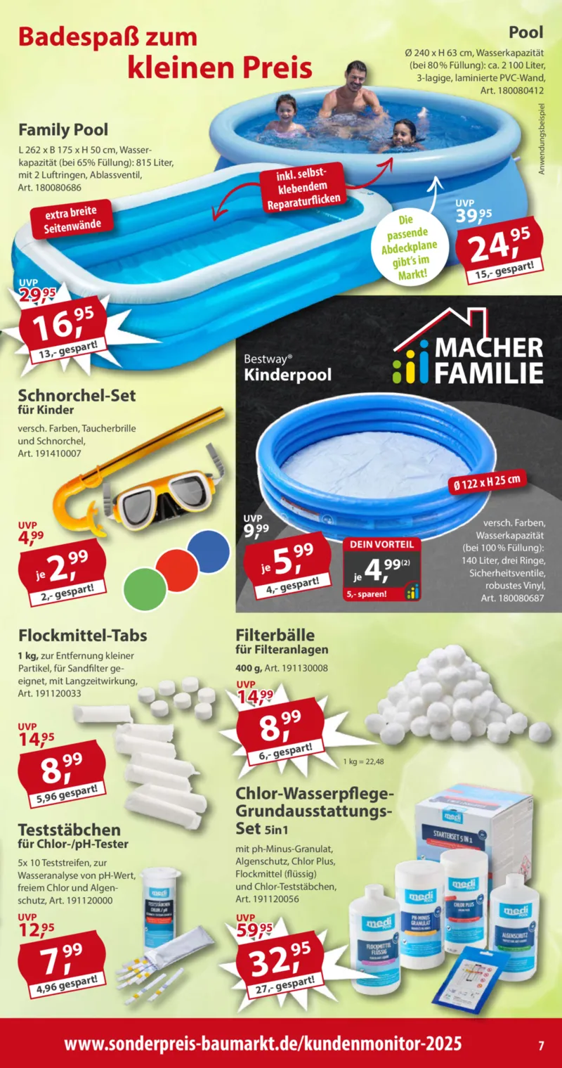 Sonderpreis Baumarkt Prospekt vom 25.04.2026, Seite 7