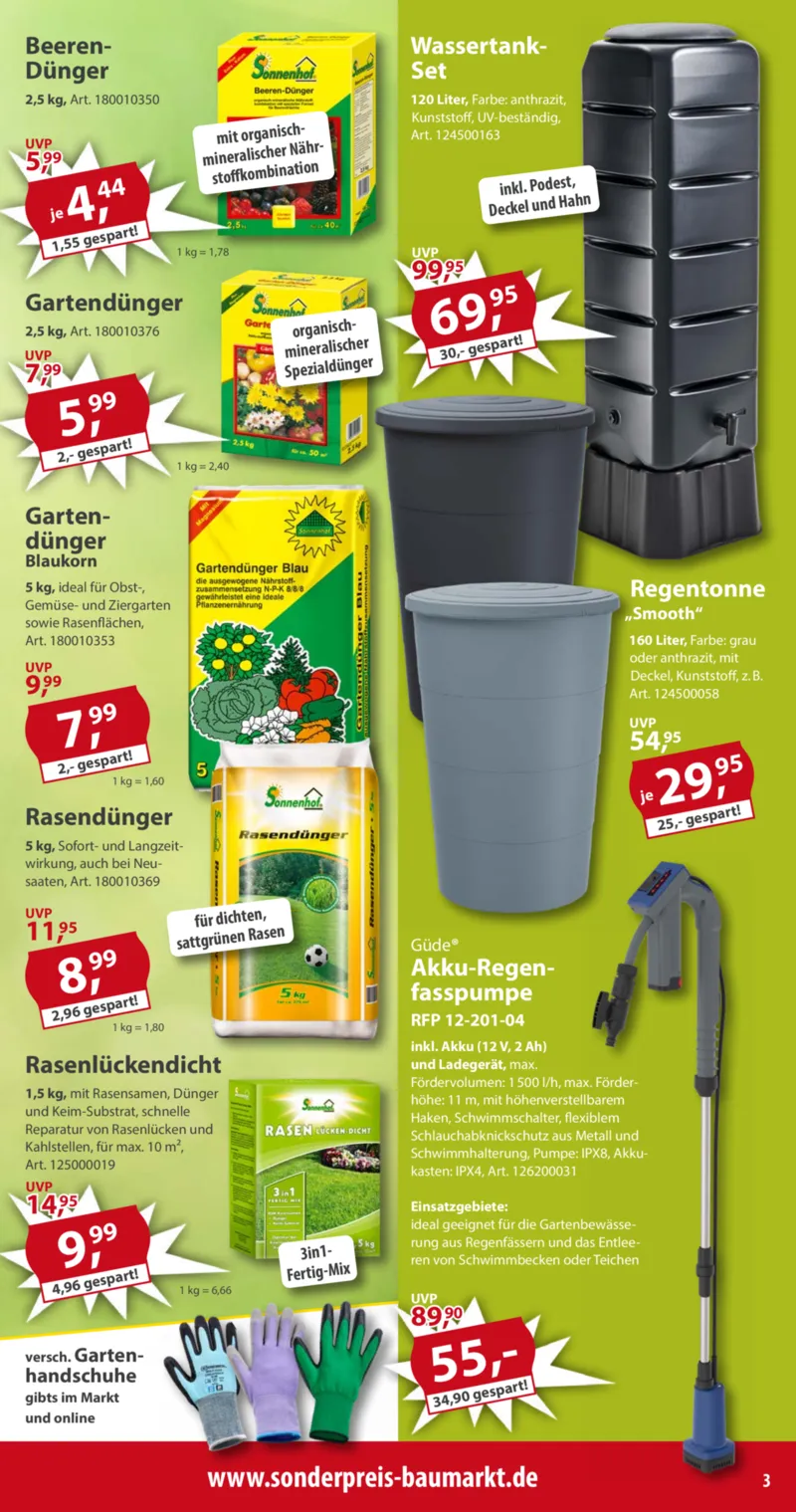 Sonderpreis Baumarkt Prospekt vom 02.05.2026, Seite 3
