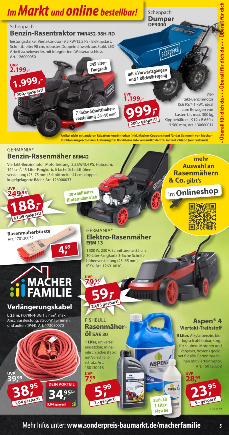 Sonderpreis Baumarkt Prospekt vom 02.05.2026, Seite 5