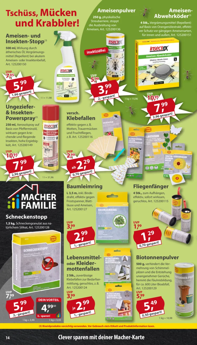 Sonderpreis Baumarkt Prospekt vom 09.05.2026, Seite 14
