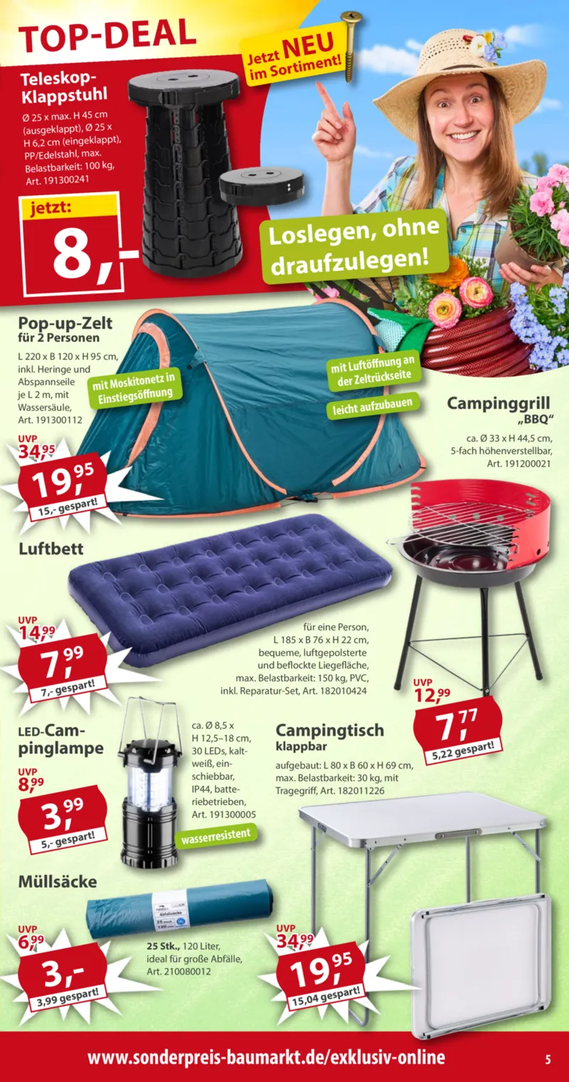 Sonderpreis Baumarkt Prospekt vom 09.05.2026, Seite 5