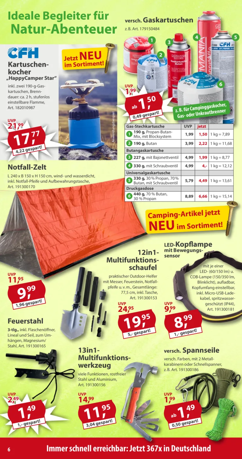 Sonderpreis Baumarkt Prospekt vom 09.05.2026, Seite 6