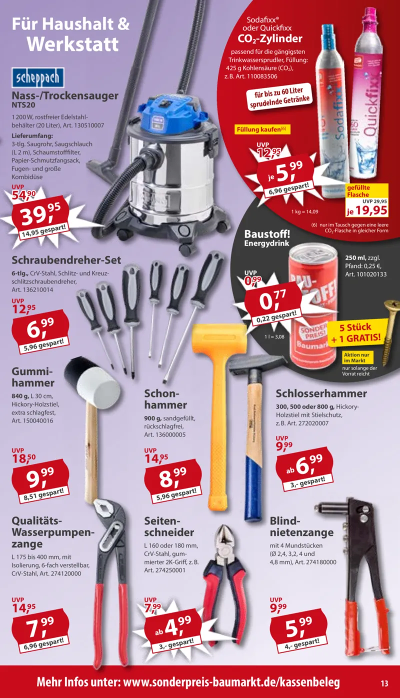 Sonderpreis Baumarkt Prospekt vom 16.05.2026, Seite 13