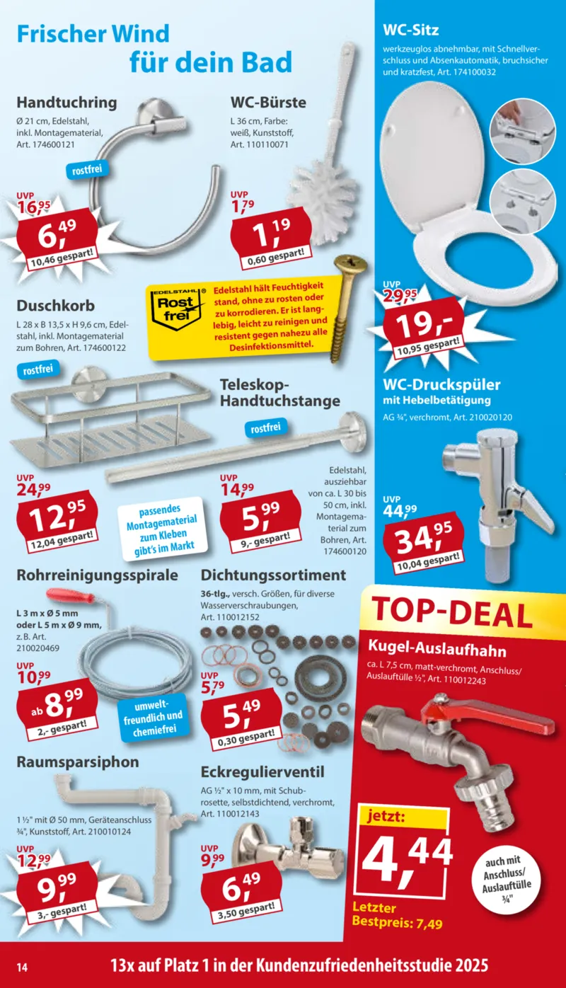 Sonderpreis Baumarkt Prospekt vom 16.05.2026, Seite 14