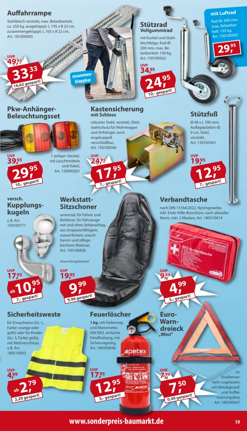 Sonderpreis Baumarkt Prospekt vom 16.05.2026, Seite 19