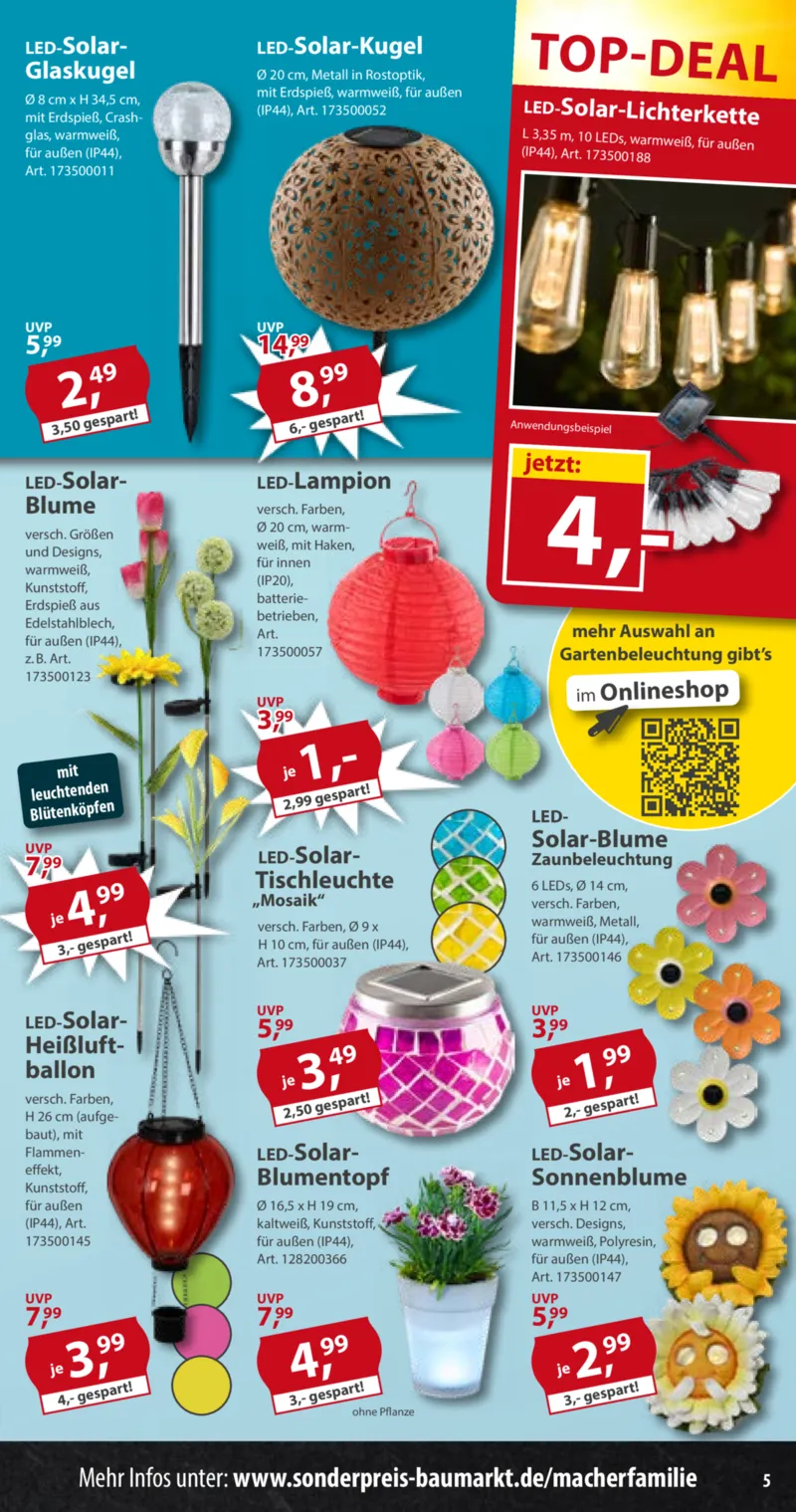 Sonderpreis Baumarkt Prospekt vom 16.05.2026, Seite 5