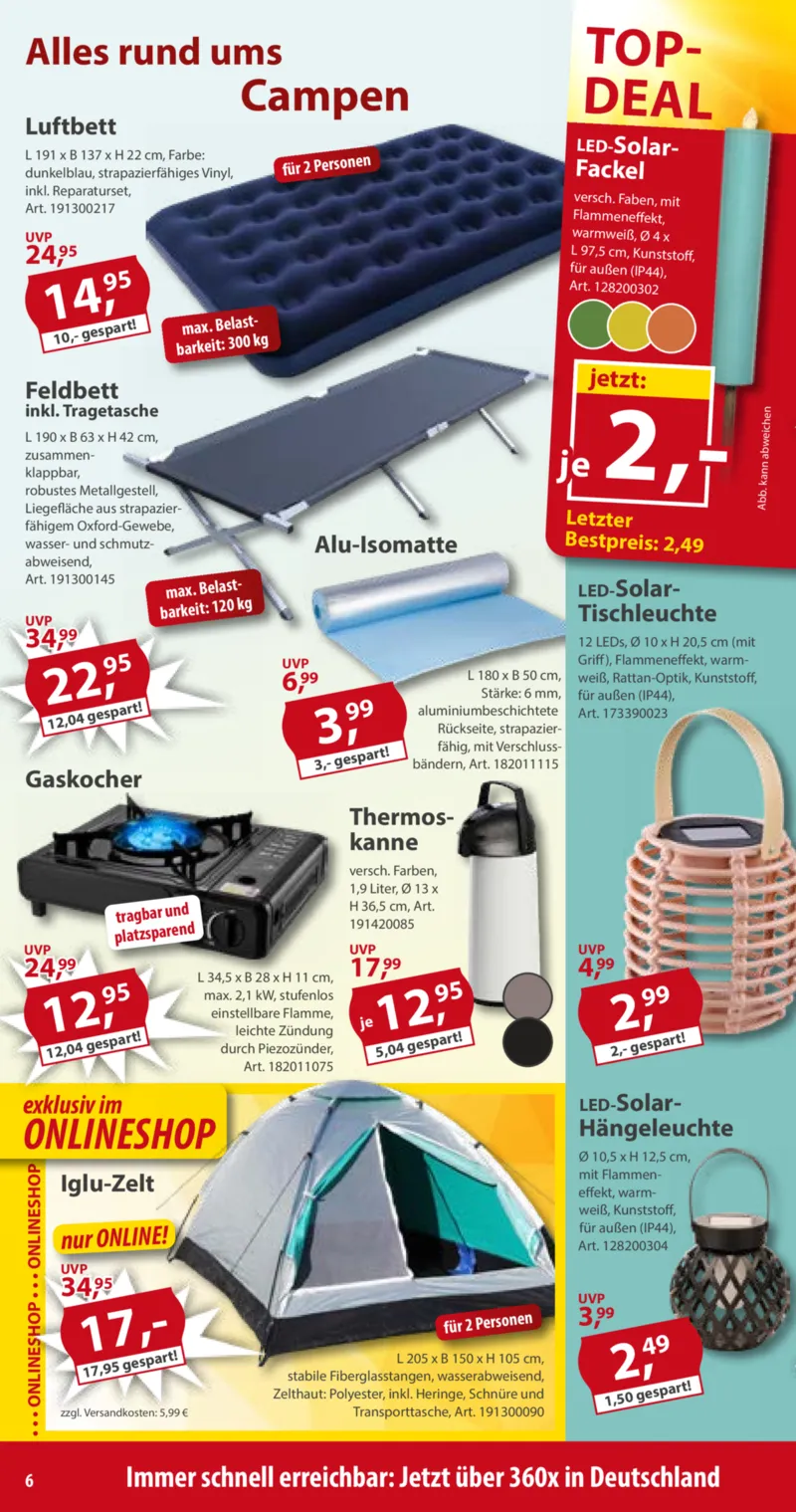 Sonderpreis Baumarkt Prospekt vom 16.05.2026, Seite 6