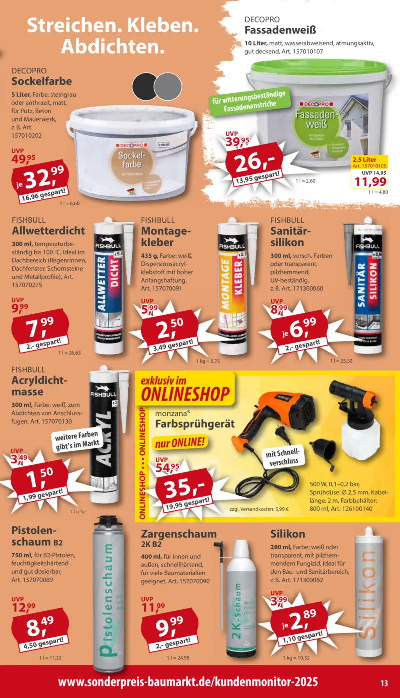 Sonderpreis Baumarkt Prospekt vom 23.05.2026, Seite 13